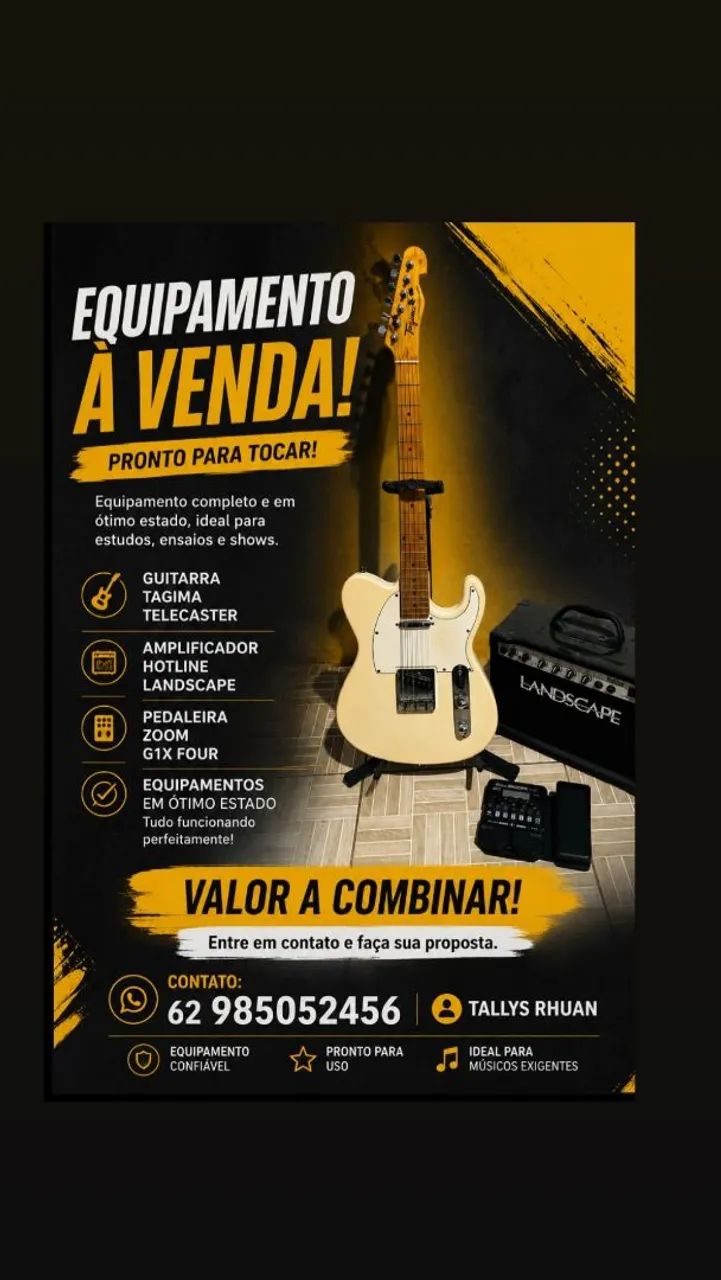 Guitarra e Pedaleira