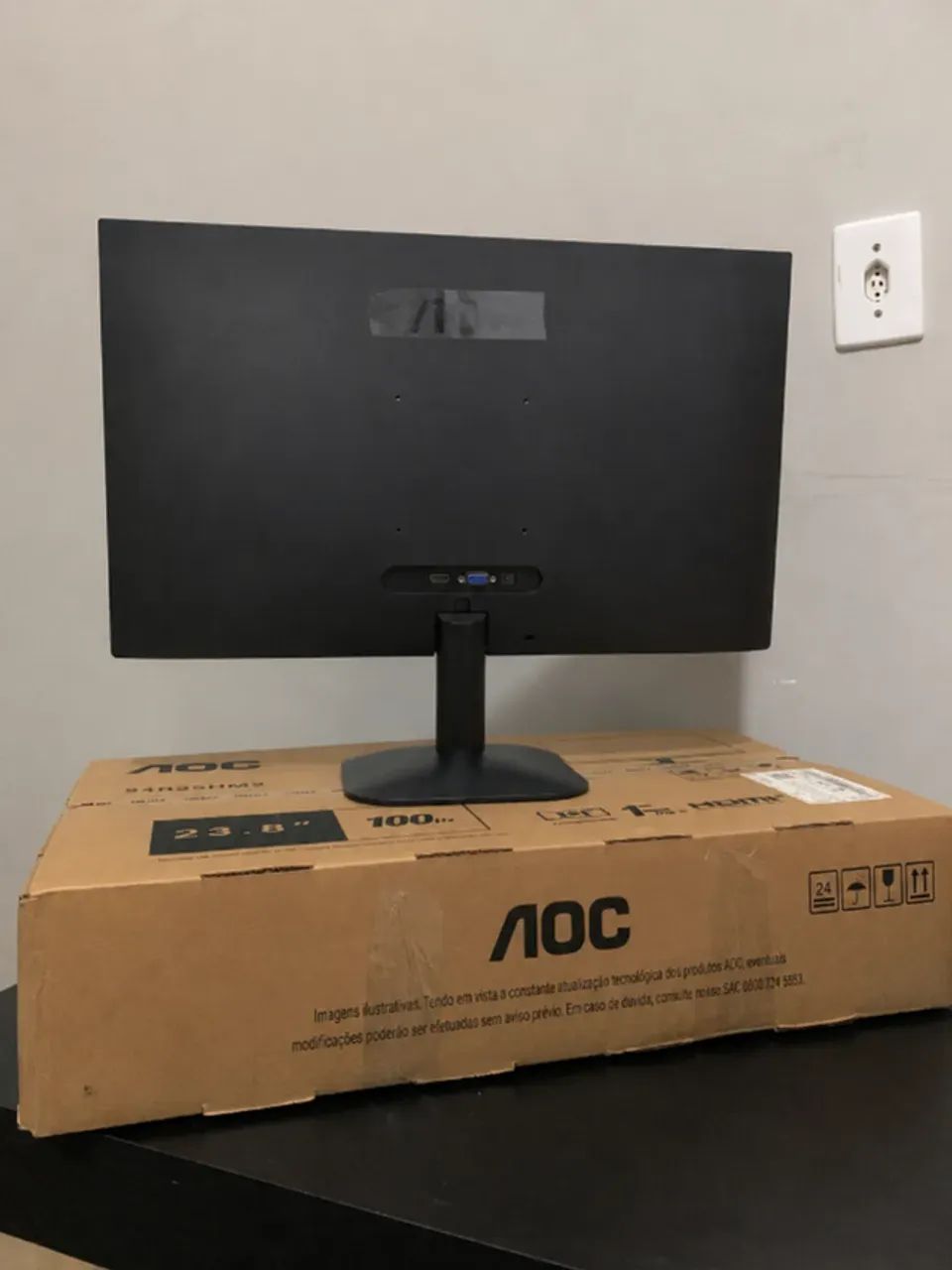 Monitor Tela PC Gamer AOC 23.8 Polegadas Full HD 100Hz 1ms Lacrado - Foto 3