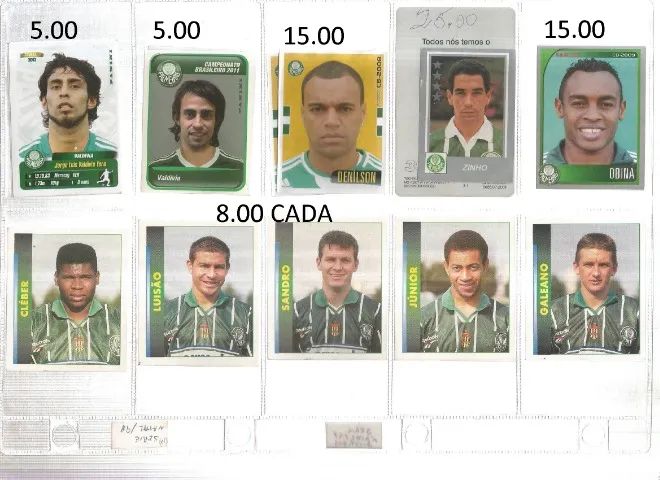 FIGURINHAS PALMEIRAS