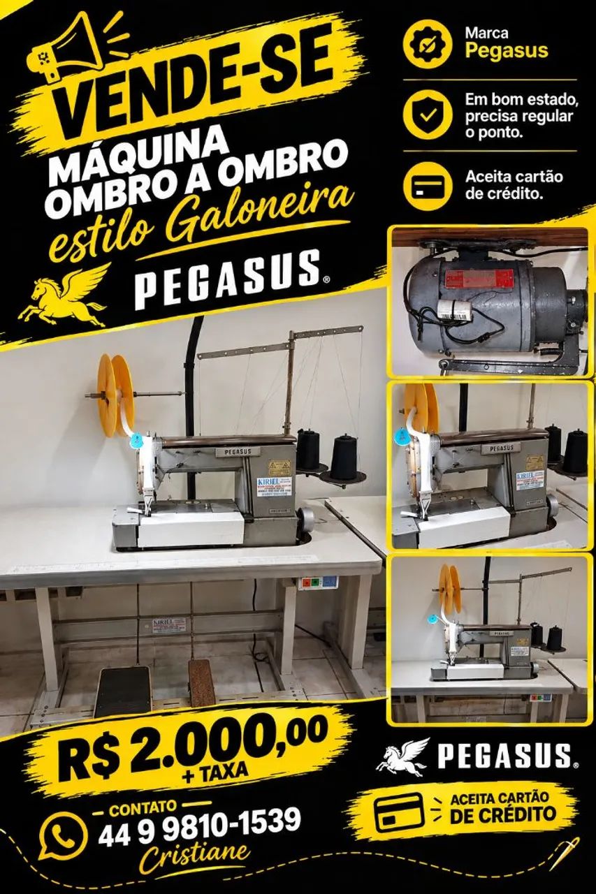Máquina de costura ombro a ombro 