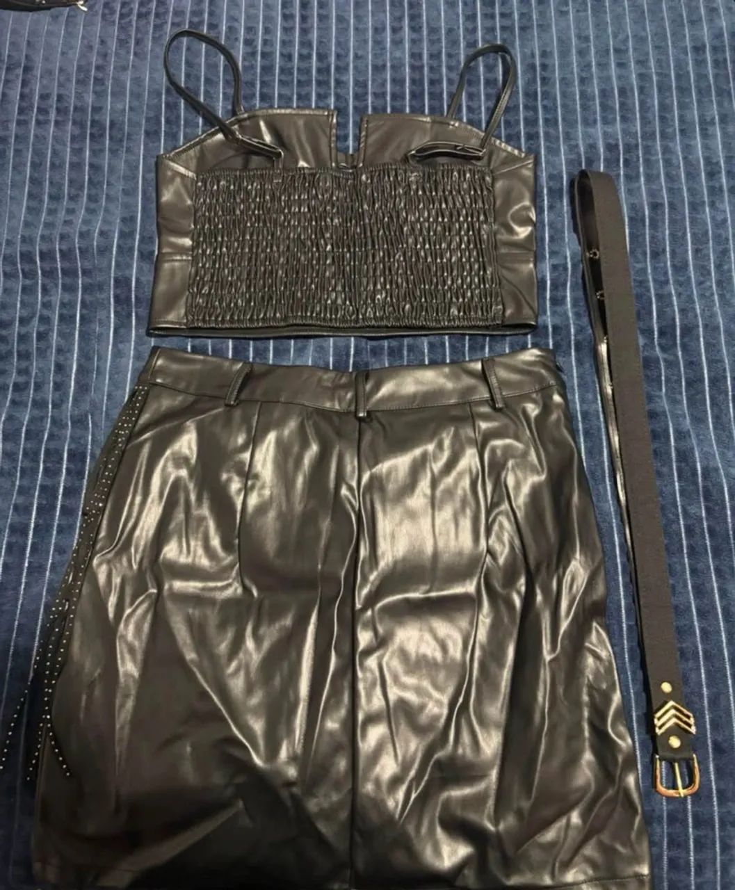 Vendo conjunto de couro.  - Foto 2