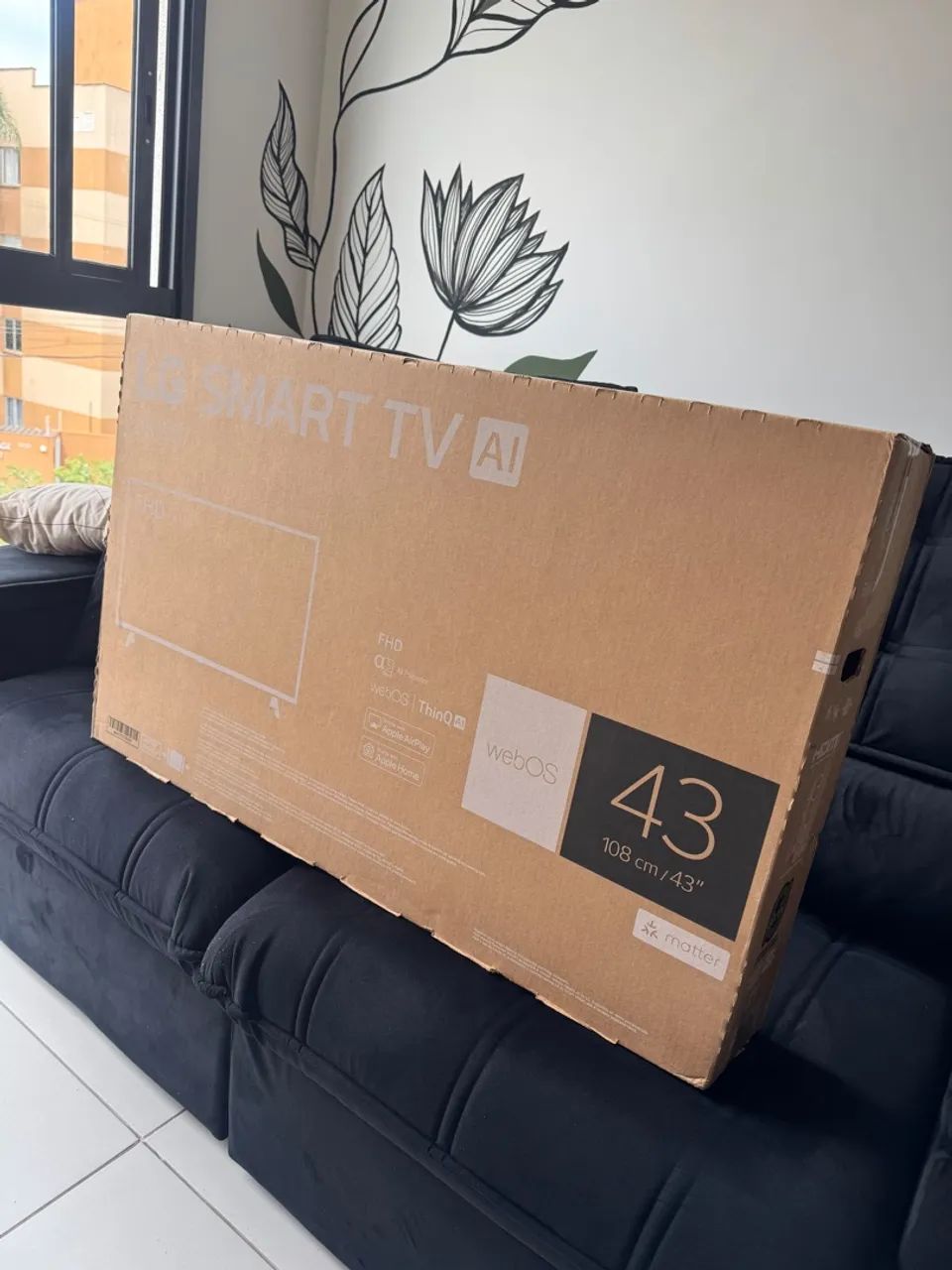 TV Smart LG 43 polegadas - Full HD - Nova com caixa - Foto 4