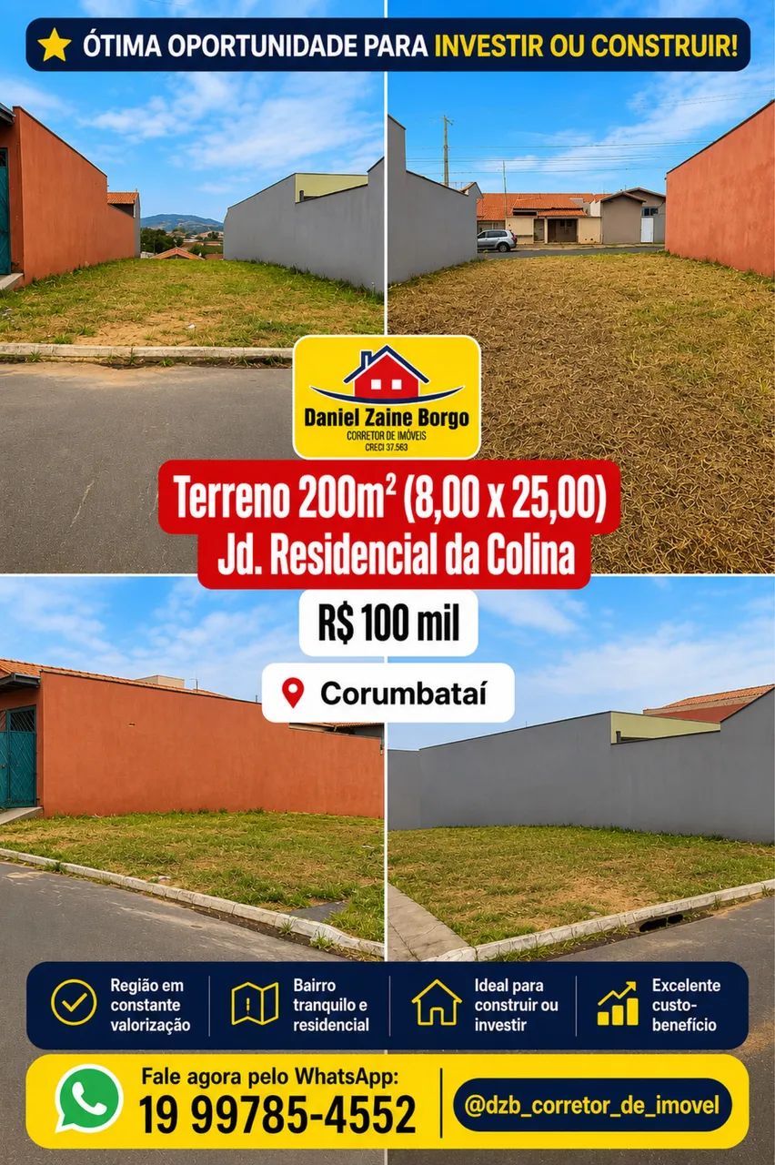 Terreno em  Corumbataí/SP