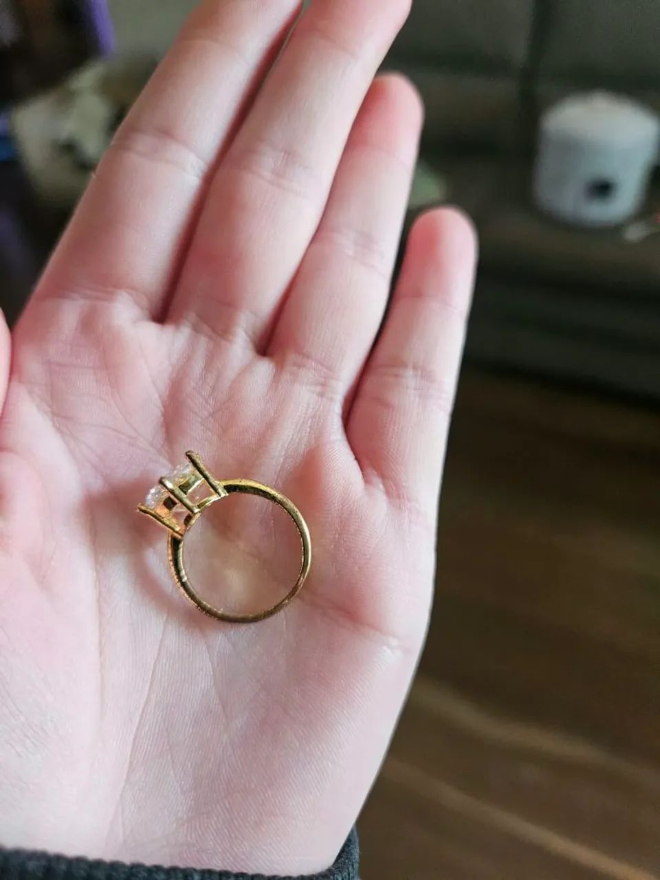 Anel com Pedra estilo diamante - Foto 2
