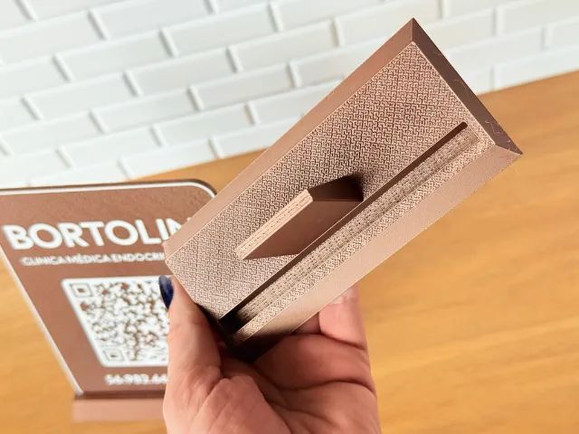 Placa QR Code 3D Personalizada - Pix, Instagram, Wi-Fi e Google - Foto 3