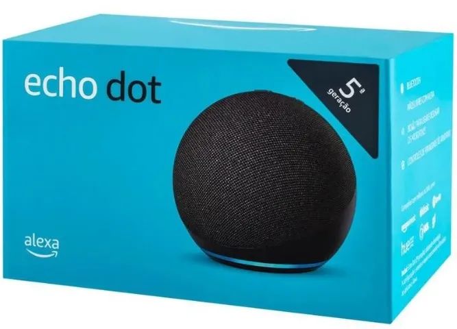 Alexa Echo Dot 5 - Sua Casa Smart - Original Amazon / Lacrada - Foto 2