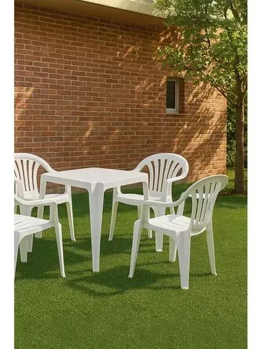 Conjunto Mesa com 4 Cadeiras Mor Bela Vista, Branco - Foto 2