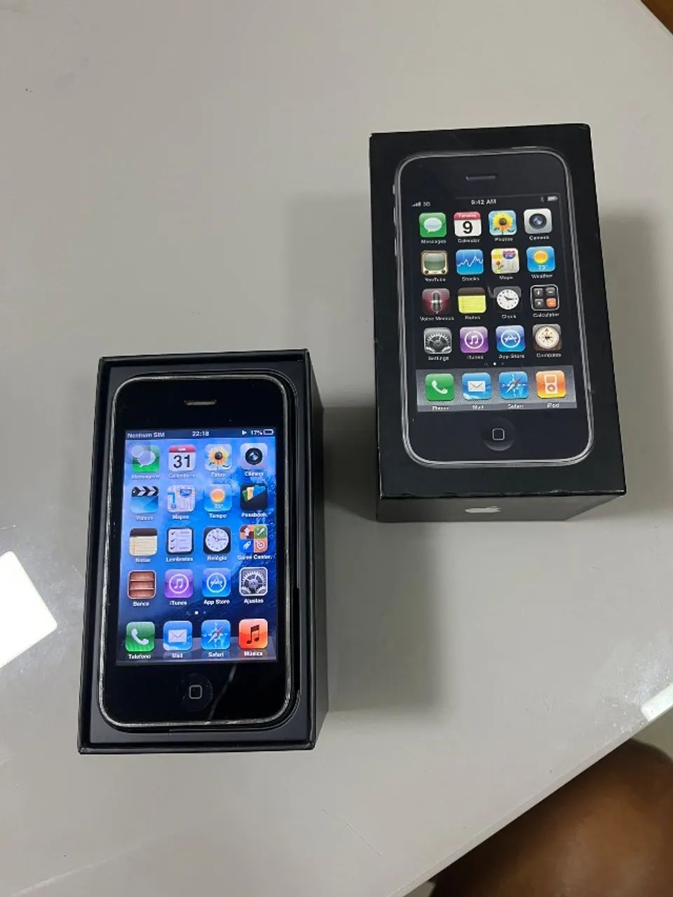 IPhone 3 na embalagem 
