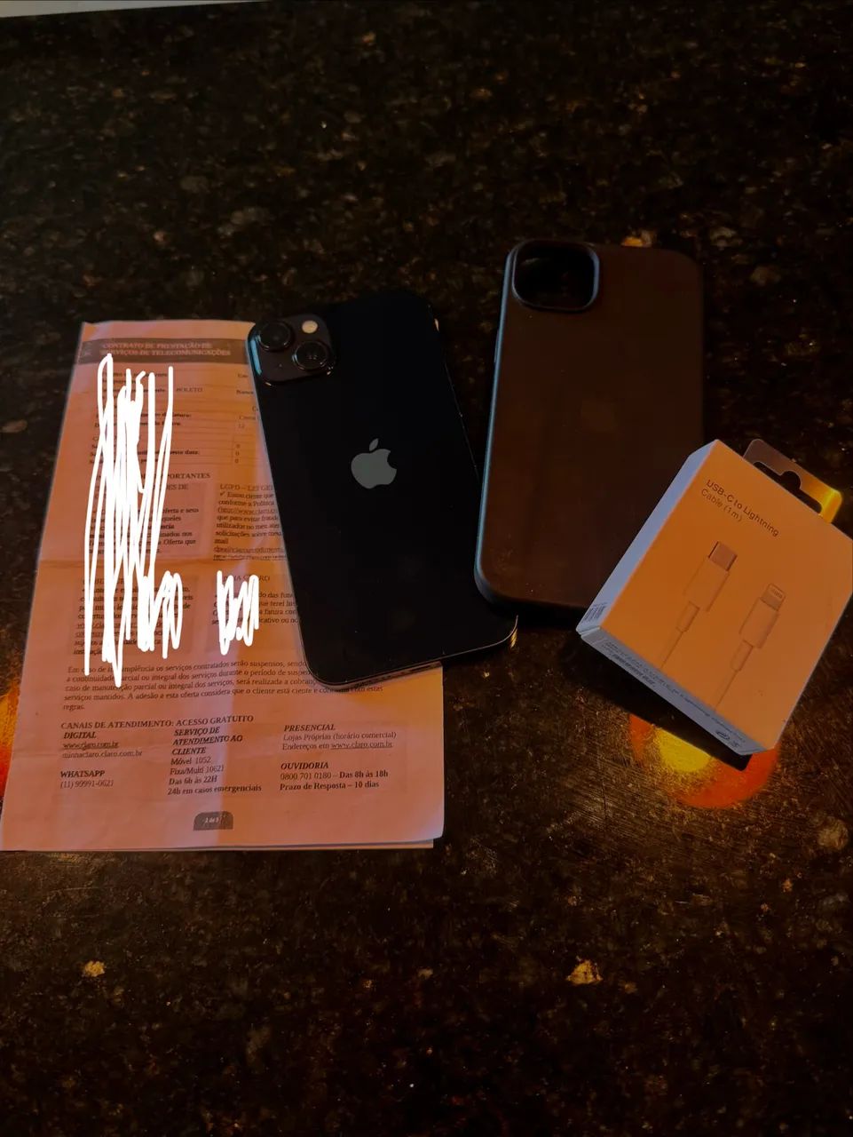 iphone 14 plus com nota fiscal  - Foto 4