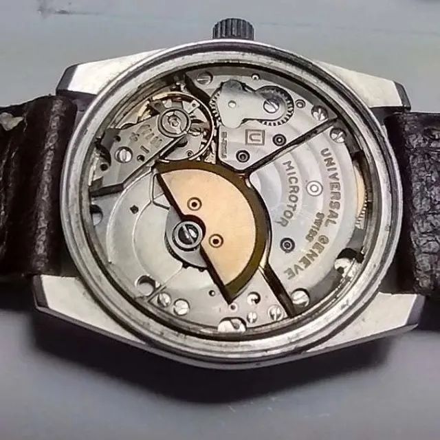 relógio universal geneve polerouter day date automatic raridade no site! bela máquina, cli - Foto 5
