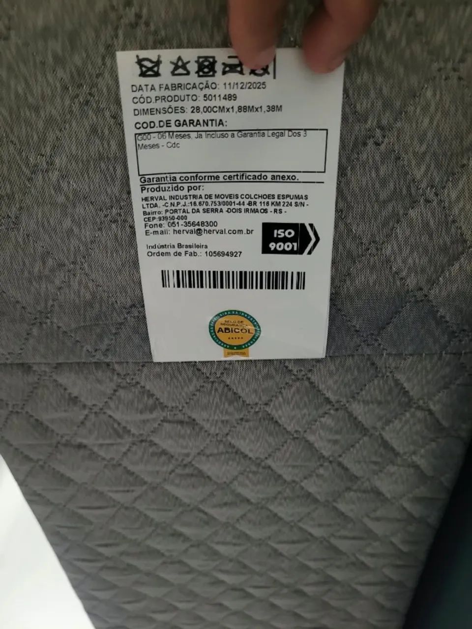 Base cama box casal
