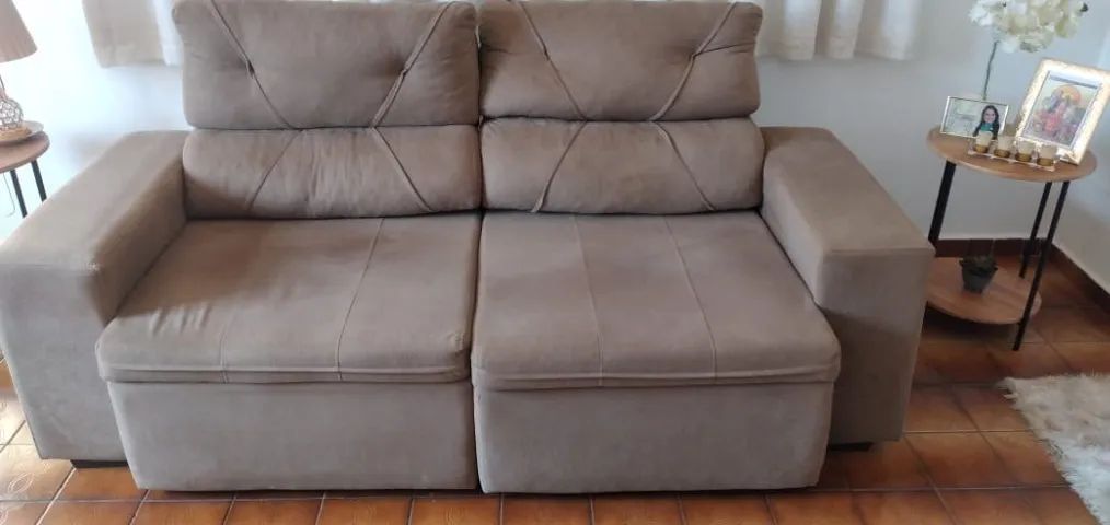 Sofá 2 Lugares Retrátil 