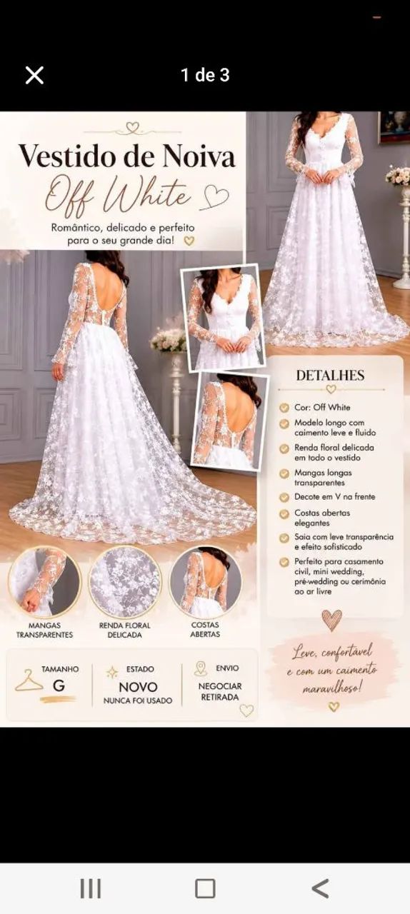 Vestido de Noiva | boho romântico  - Foto 2