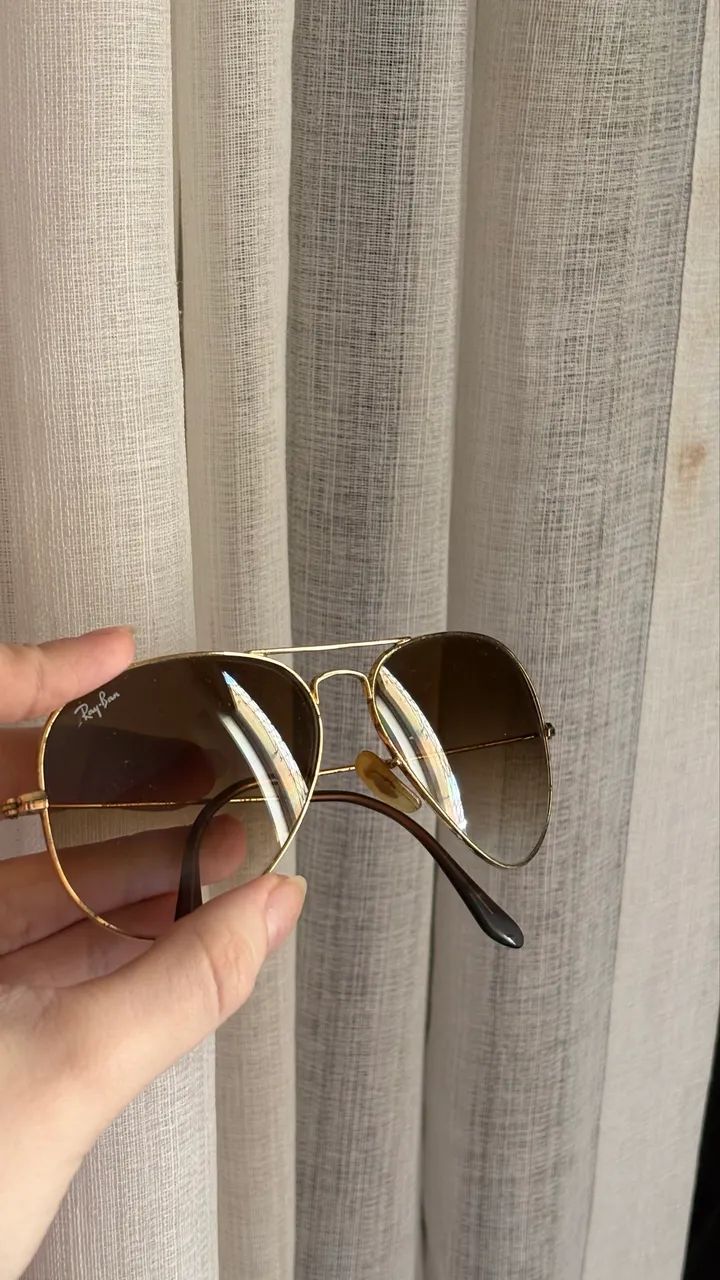 Óculos Rayban original, modelo aviador  - Foto 5