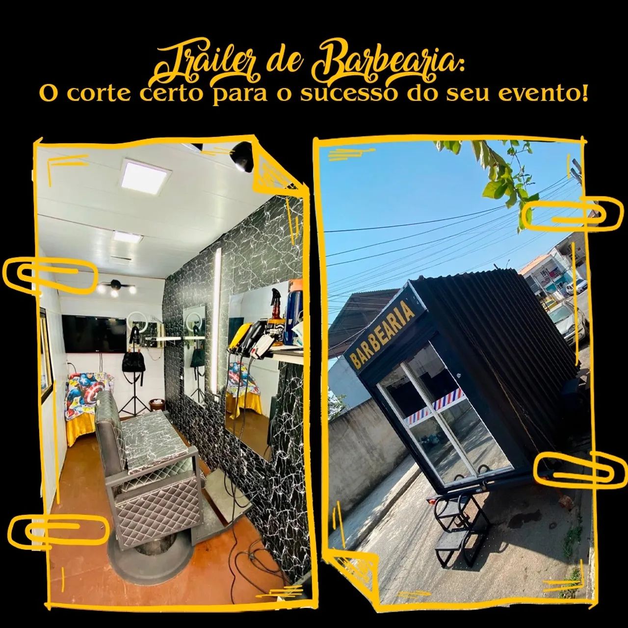 Trailer Barbearia 