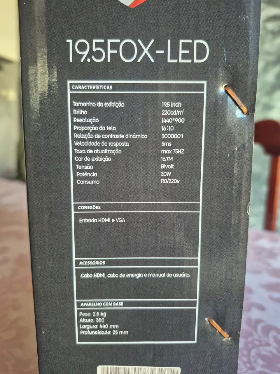 MONITOR 19,5 POLEGADAS 75HZ - Foto 2