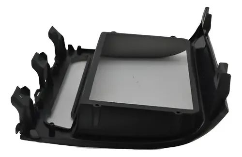 Moldura Radio Som Multimidia 7 Polegadas Idea 2013 A 2018 Cinza - Foto 5