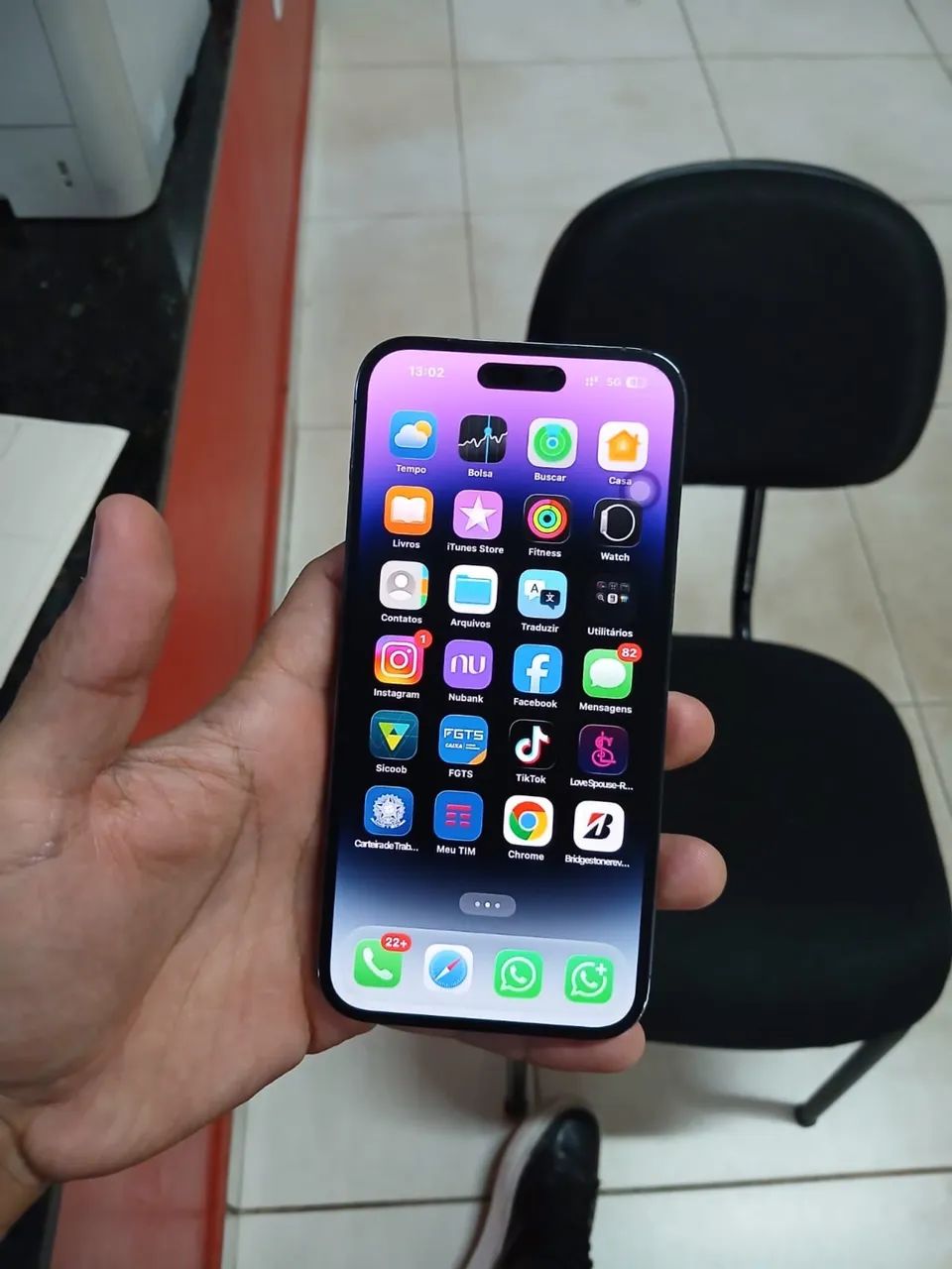 iPhone 14 Pro Max 128gb único dono todo original - Foto 2