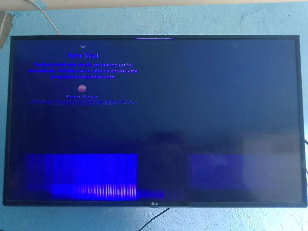Tv Smart LG 45 polegadas pra tira peças, com problema só na tela o resto funciona normal  - Foto 3