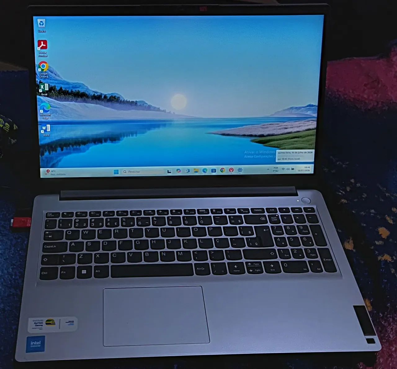 NOTEBOOK, computador, funcionando 