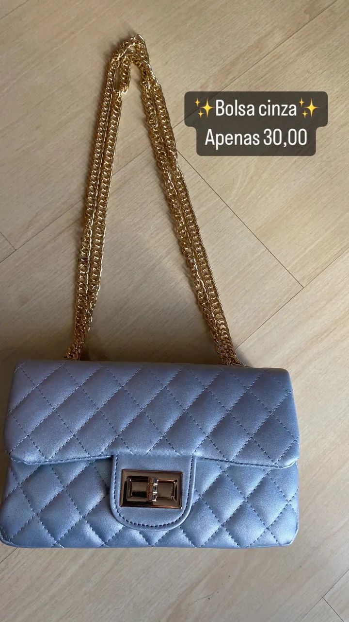 Bolsa prateada - Foto 3