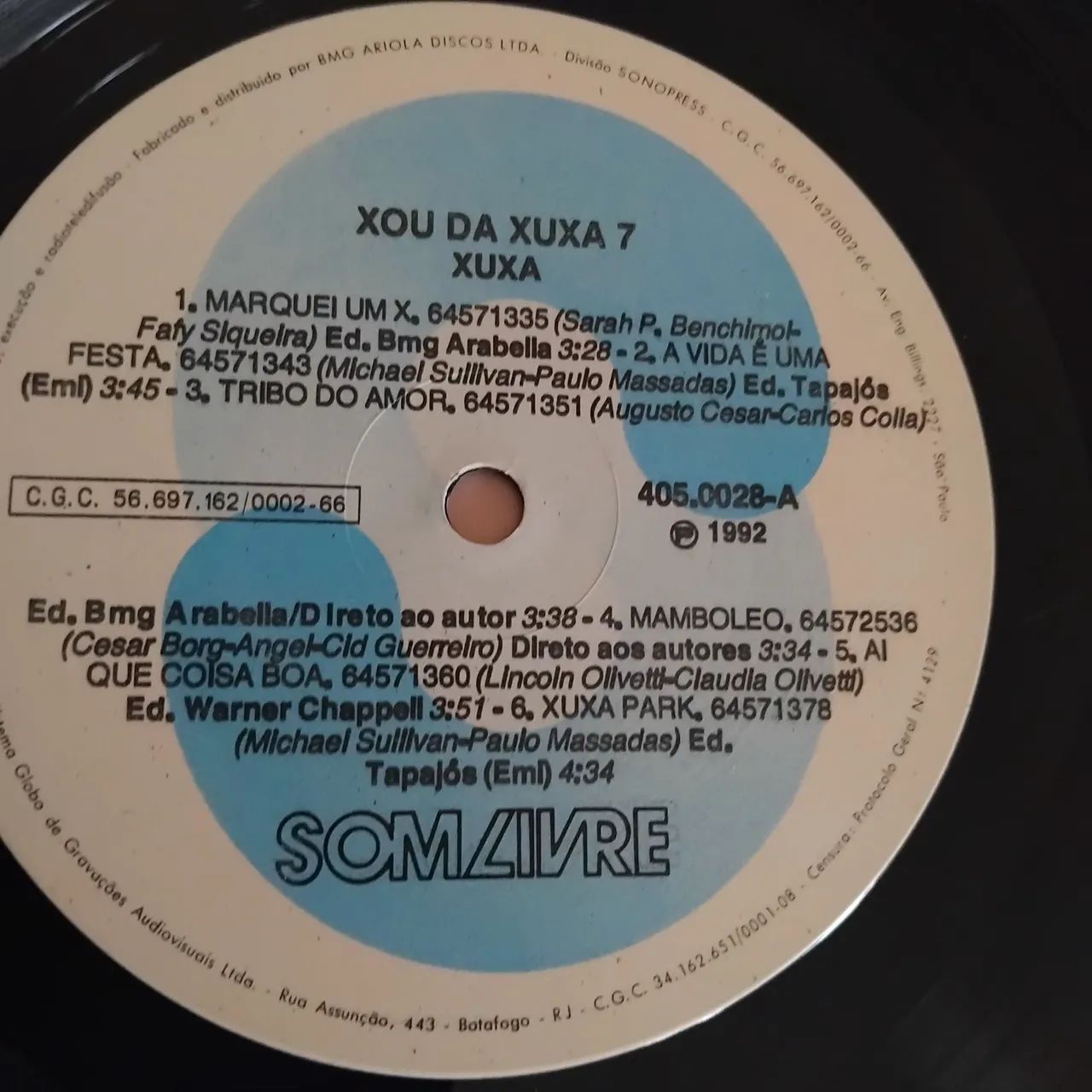 Lp XuXa Sete "7 ano 1992 . GOOD! ( LEIA DESCRIÇÃO) - Foto 4
