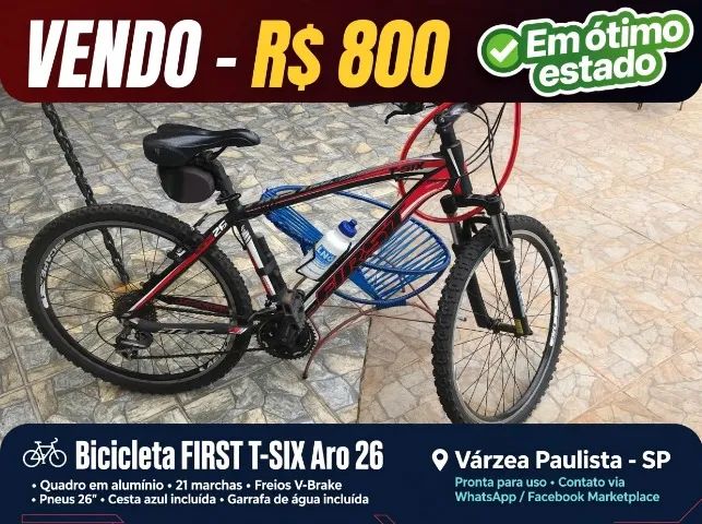 VENDO BICICLETA ARO 26