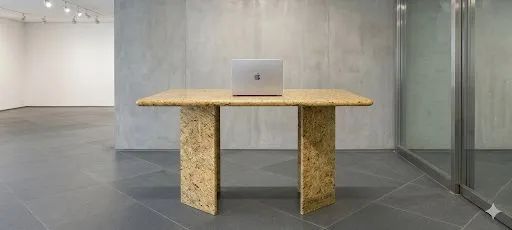 Mesa de escritório granito luxo 