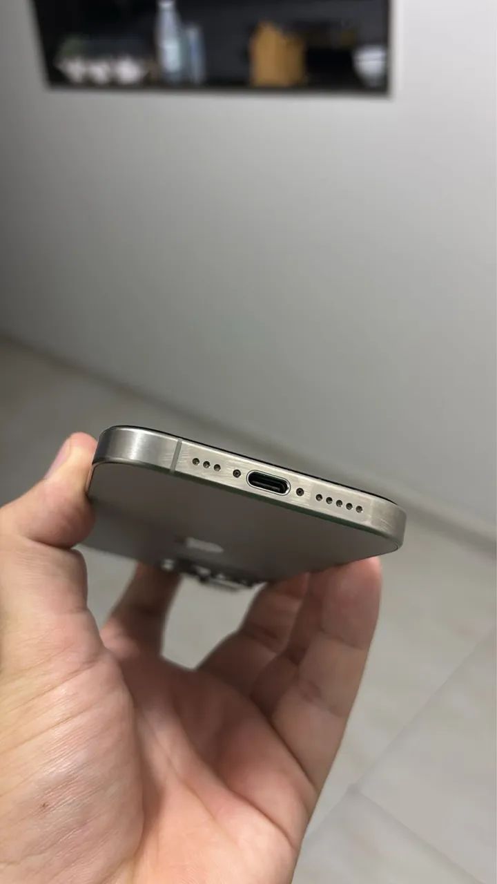 iPhone 15 Pro 128gb Titânio Natural - Foto 3