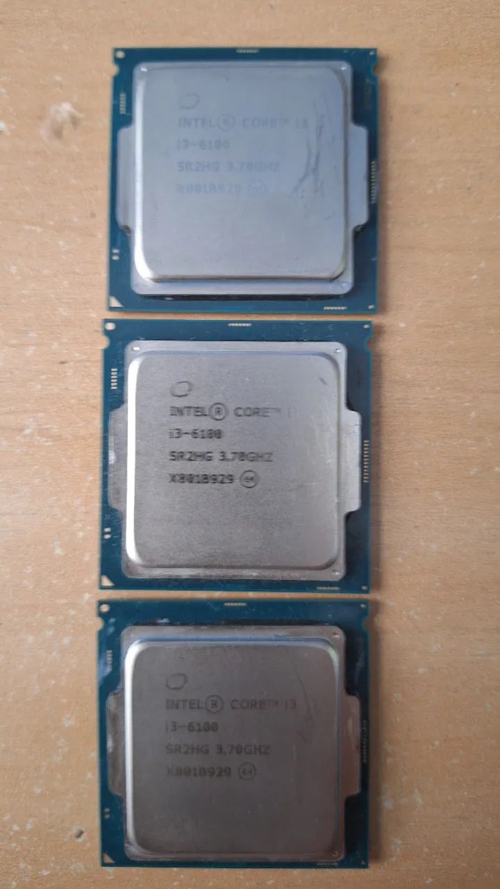 3 PROCESSADORES PC 4TH Core i3 4160 3.60GHZ, 6TH Core i3 6100 3,70GHZ, CORE2DUO QUAD - Foto 4
