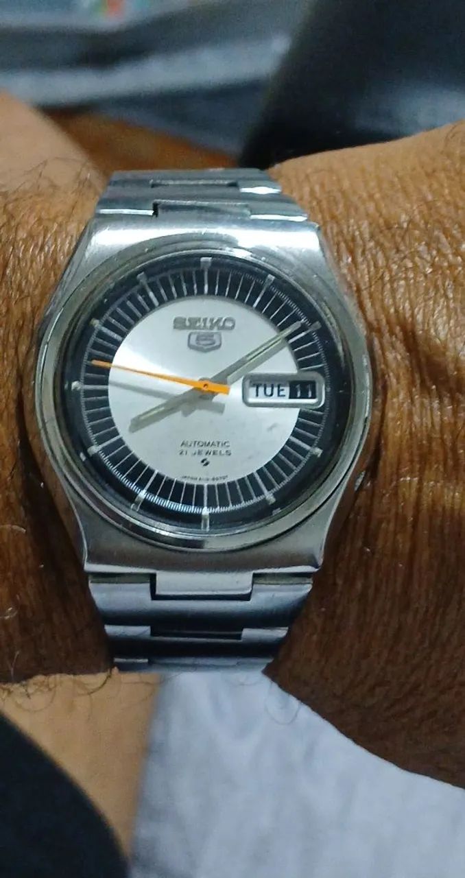 RELOGIO SEIKO 5 MODELO  6119 FUNCIONANDO 100%  - Foto 3