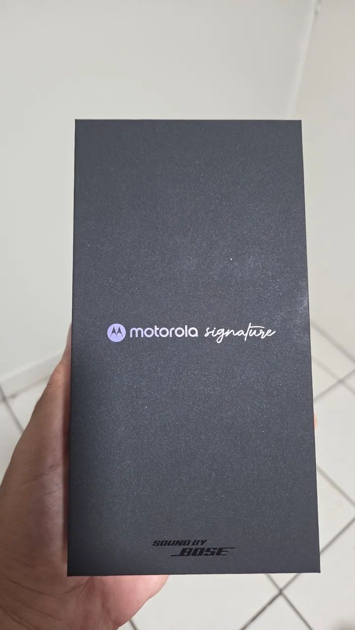 Motorola Signature 512gb com  processador Snapdragon
