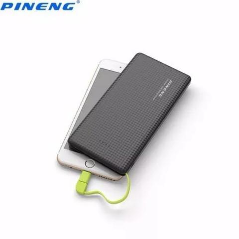 Pineng Original Carregador Portátil Power Bank Slim 10000 Com Selo - Mega Infotech - Foto 2