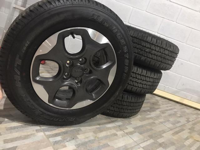 Vendo Rodas de Liga Leve Novas 16? com Pneus novos *Baixei P/ Vender - Foto 2