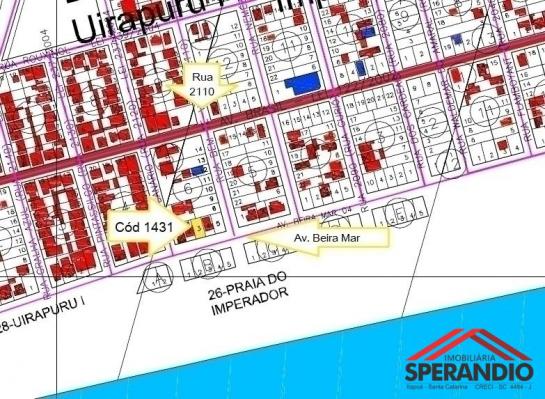 Terreno de frente p/ av. beira mar 4, c/ 306m², baln. imperador - Foto 7