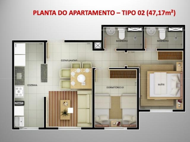 Parcela direto com a construtora - Apto de 2Q no Garden Ville - Foto 9