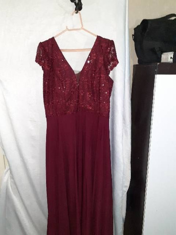 vestido marsala gg