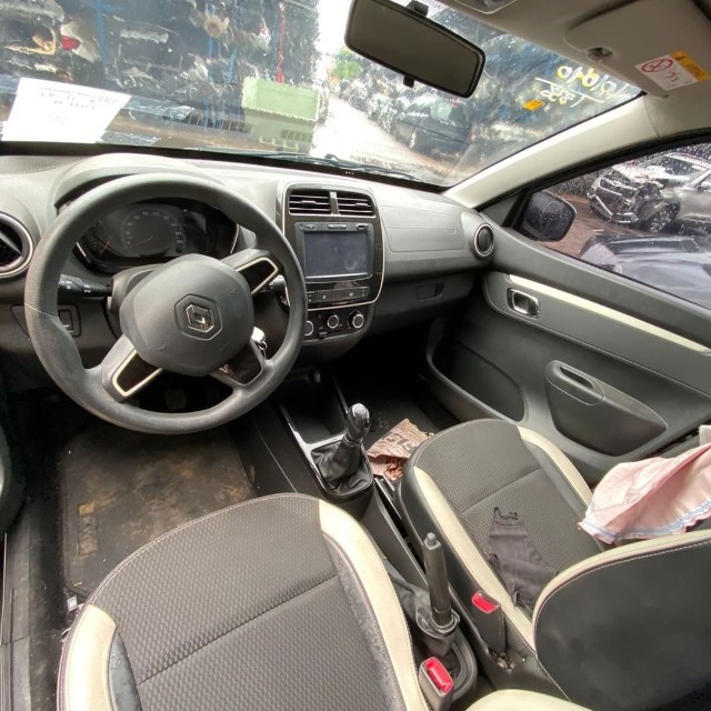 Renault Kwid Intense 2019 Retrovisor Airbag Capo Motor Porta Farol Cambio Sucata - Foto 5