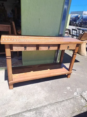 Aparador rustico madeira de lei 1,50 mt