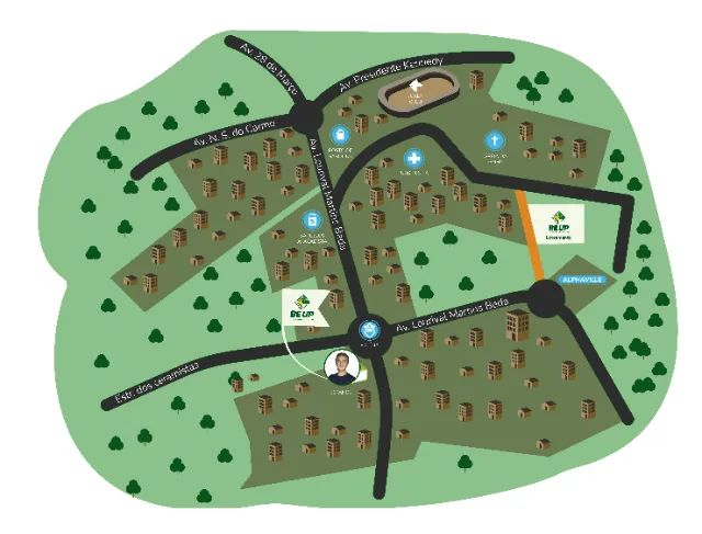 FIT - Loteamento Be Up - Entrada Parcelada - 7x20m² - Foto 12