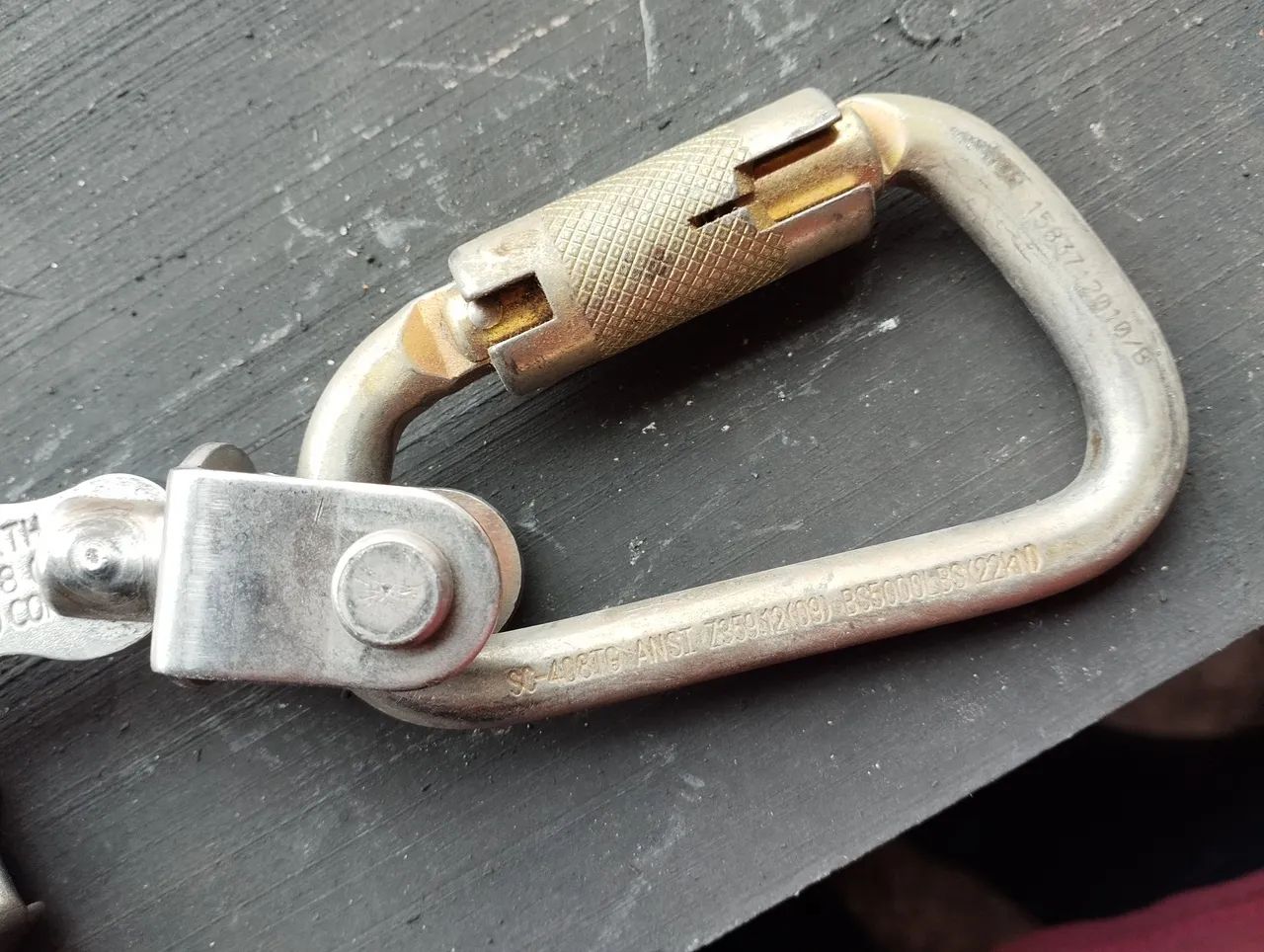 Segurança Máxima em Altura! Trava Queda para Cabo de Aço 3/8 - Linha Vertical - Foto 4