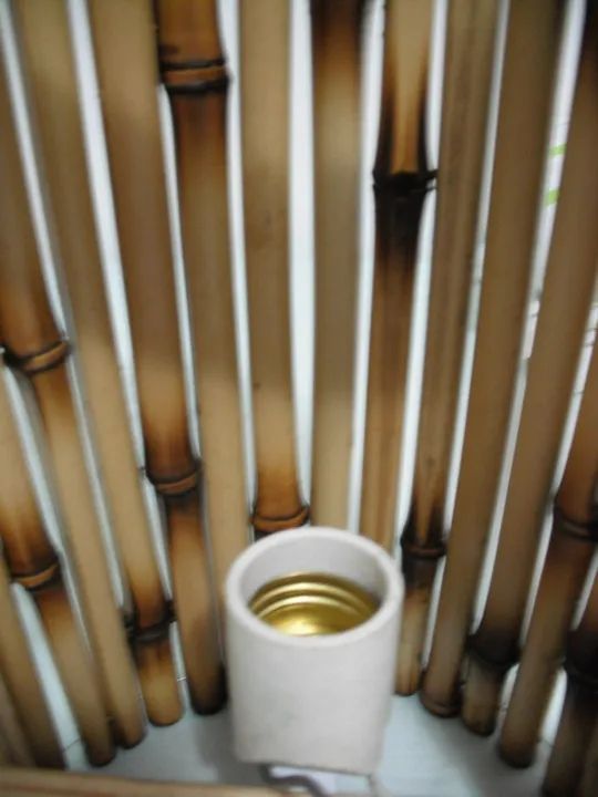 ARANDELA DE BAMBU LUMINÁRIA decoração eco - Foto 5