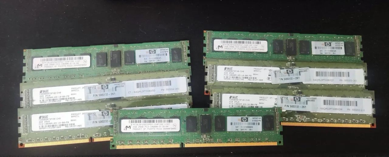 Memória RAM HP 2GB DDR3 1333Mhz - 14GB