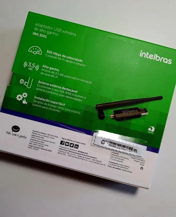 Adaptador USB WI-FI 4 - INTELBRAS - Foto 3