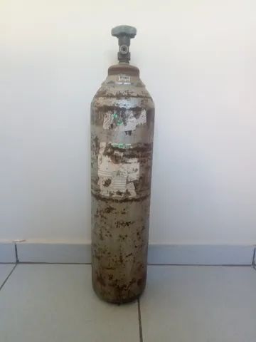Cilindro de gás C02 6kg de ferro para chopp solda ou aquario - Foto 3