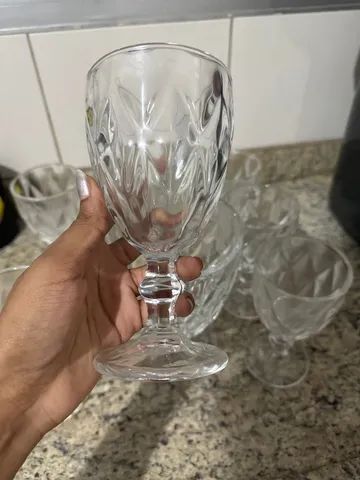 Novo Original Completo Jogo jarra e 6 tacas Diamond - Foto 3
