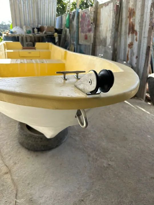 Barco Casco Duplo de 5,20m para 5 Pessoas - Fibra de Vidro com Garantia de 5 Anos - Foto 4