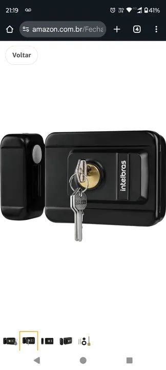 Fechadura Eletrônica Intelbras FX 3000 MF com Leitor de Tag RFID - Foto 2