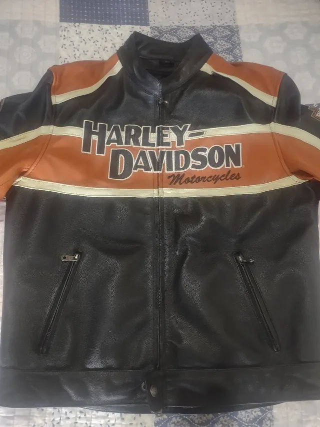Jaqueta couro Harley Davidson Tam.G