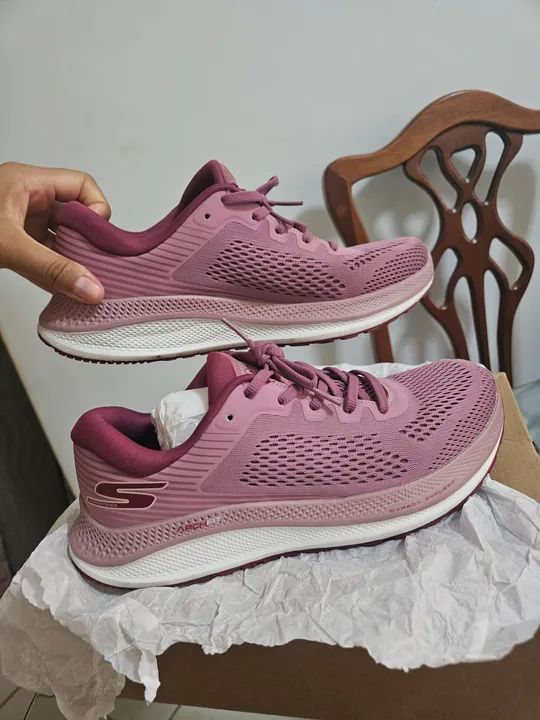 Tênis Skechers Go Run Persistence Rosa Feminino - Foto 4